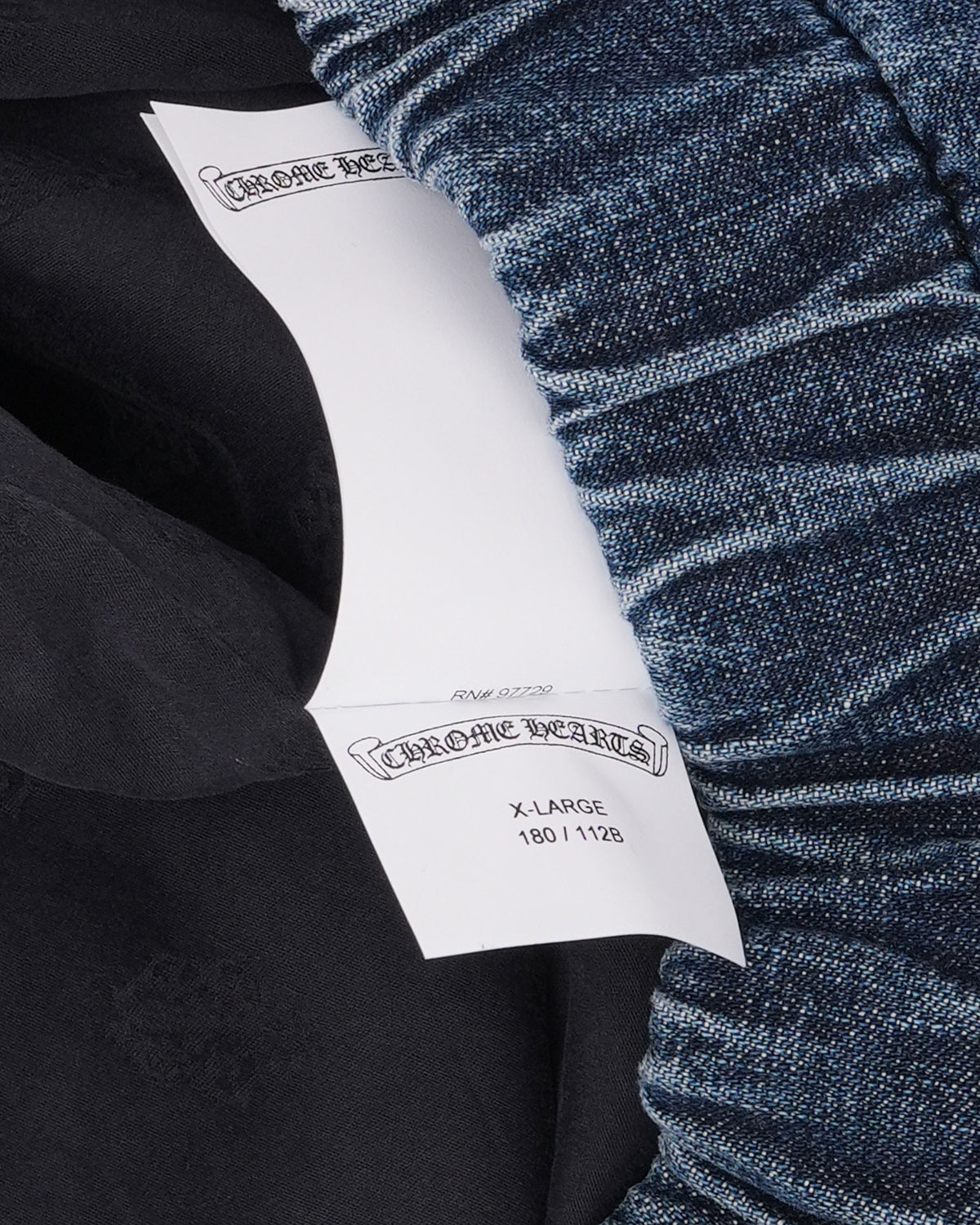 Ruckus Hooded Denim Cross Patch Jacket