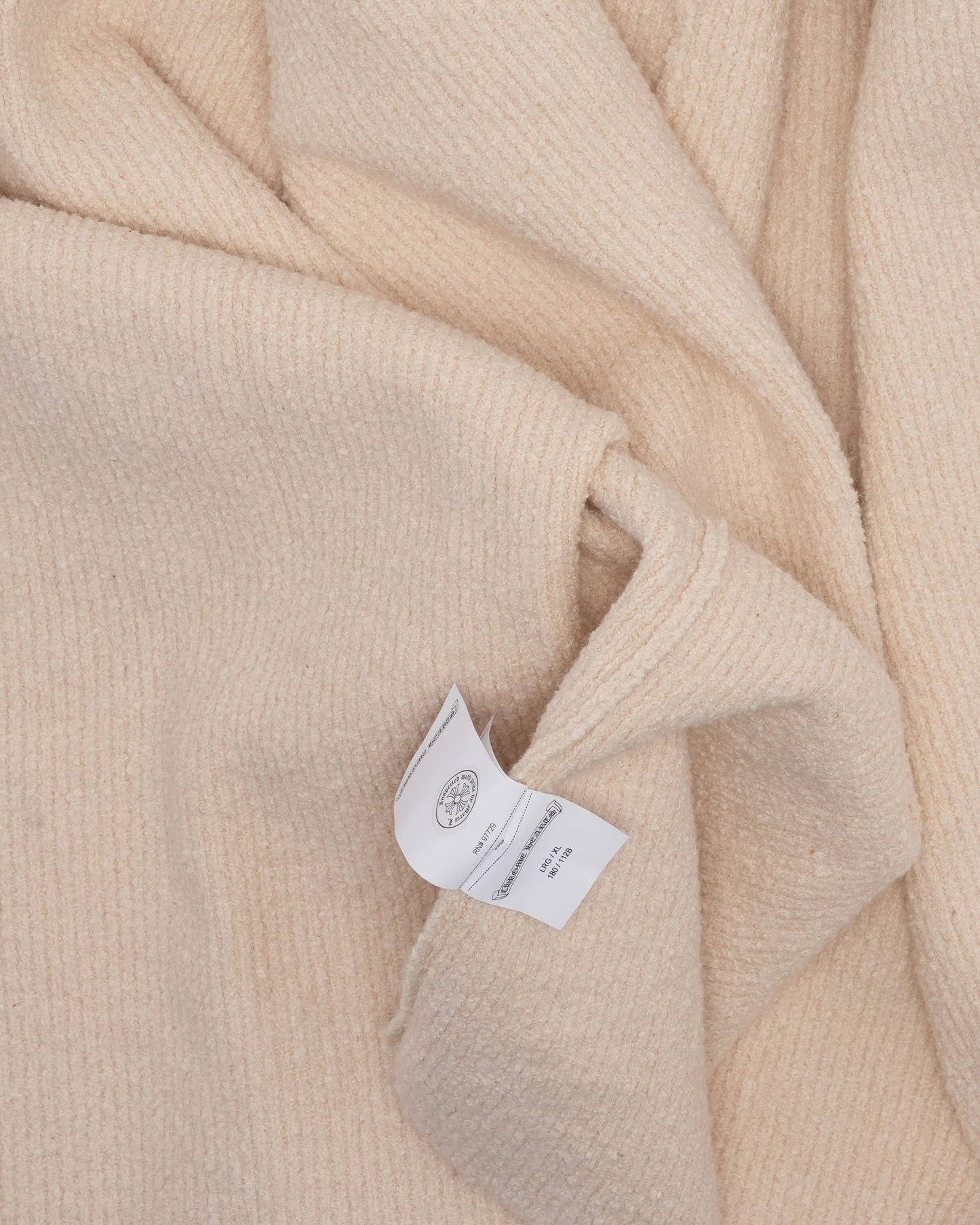 Pony Hair Cross Patch Hooded Cardigan Sweater