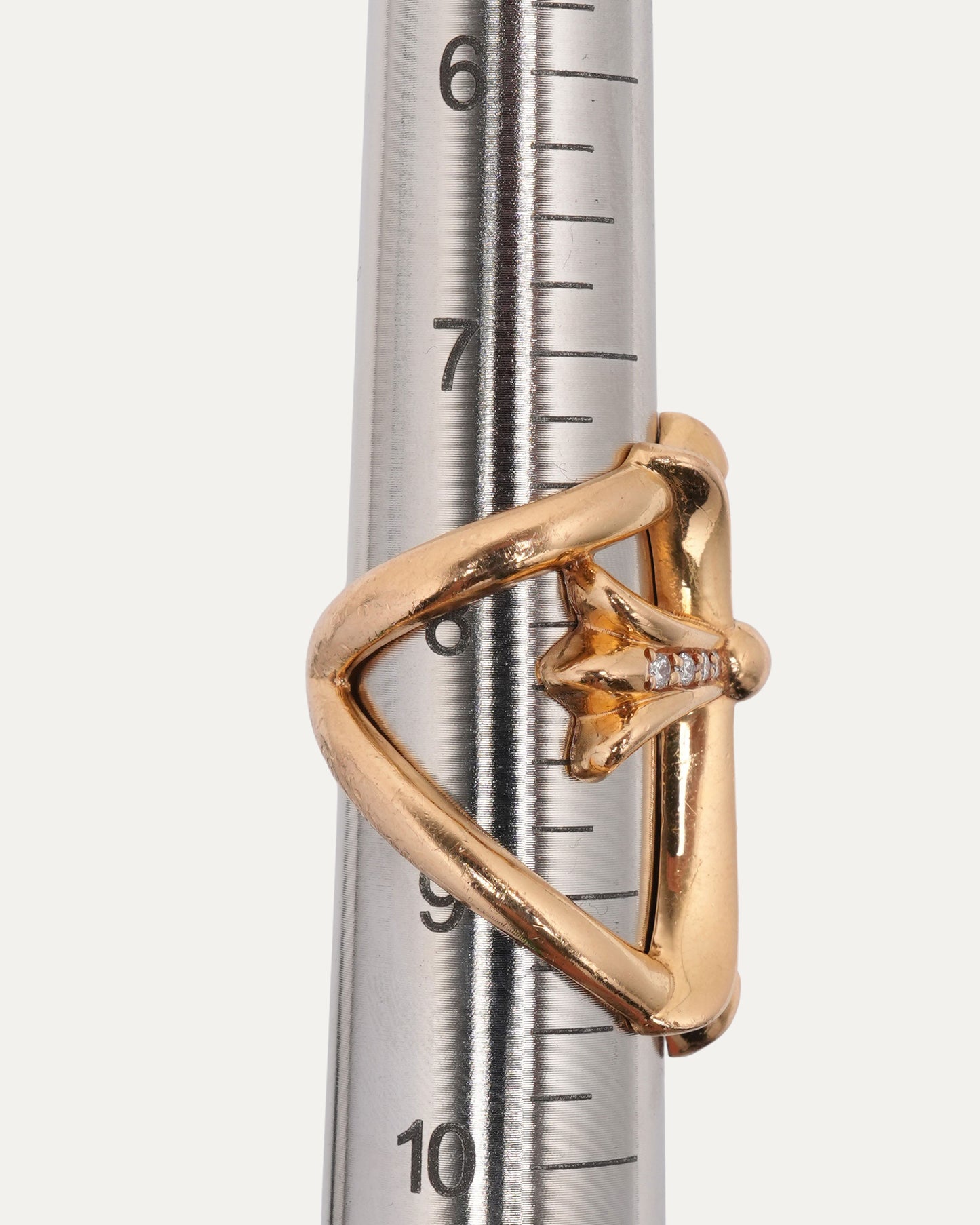 22k Gold Diamond Infinity Ring