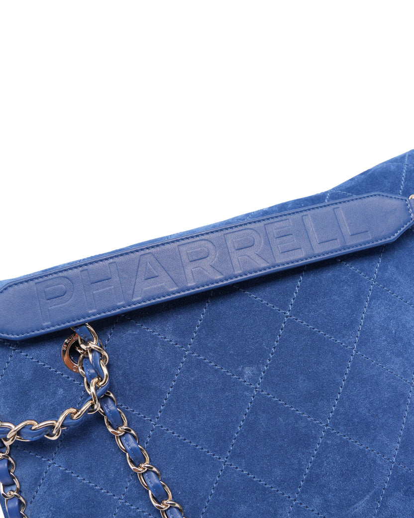 Pharrell Suede Lambskin XXL Flap Bag