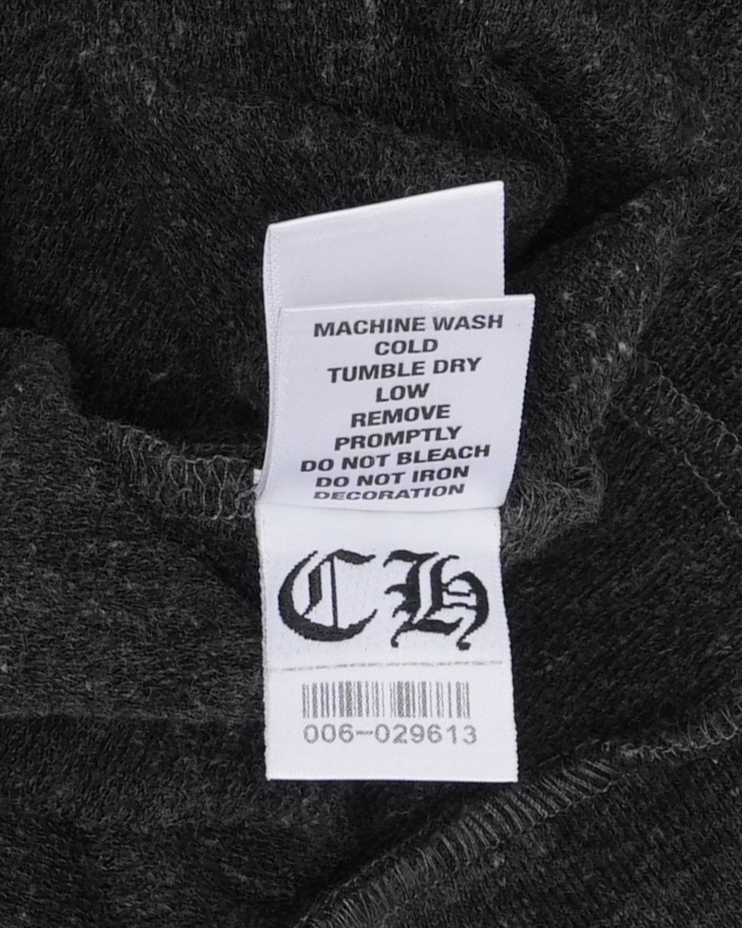 Tonal Plus Cross Logo Zip Up Hoodie