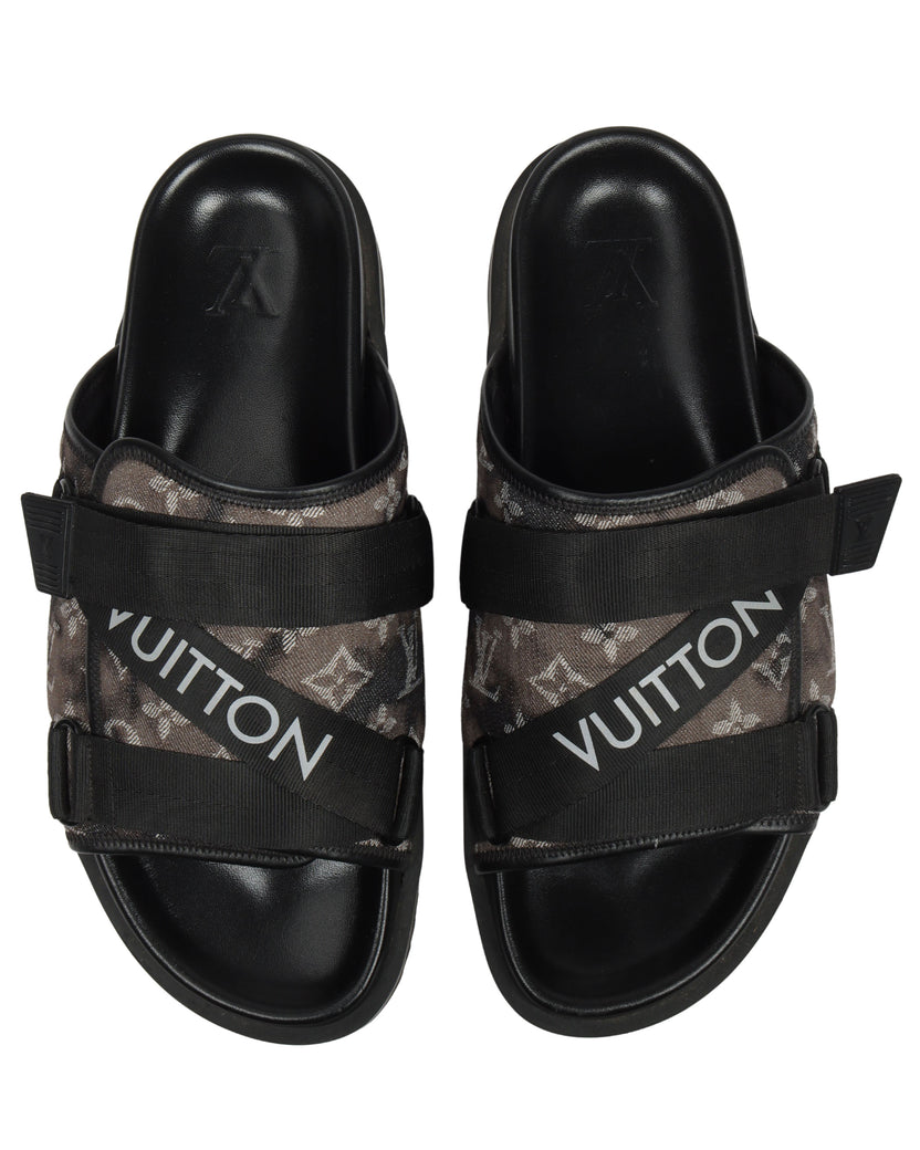 Louis Vuitton Reflective Honolulu Mule Sandals