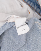 Levi's 505 Orange Tab Cross Patch Cutoff Denim Shorts