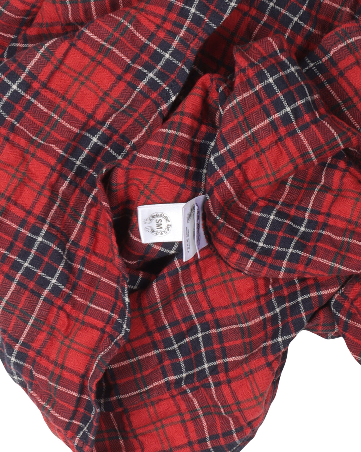 Fleur De Lis Cross Patch Western Flannel Shirt