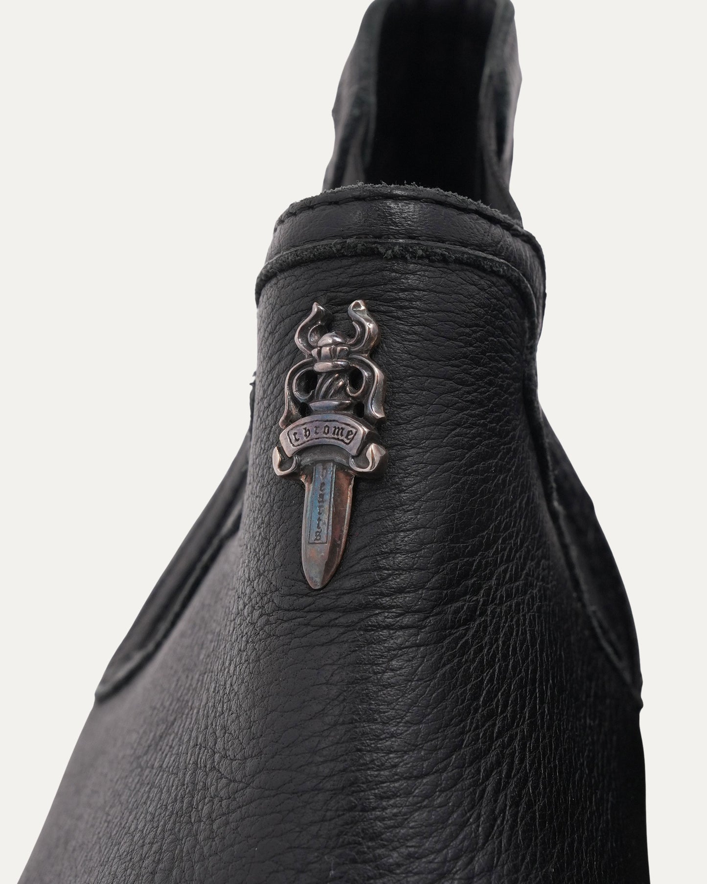 Dagger Embellished Slip On Mid Top Sneakers