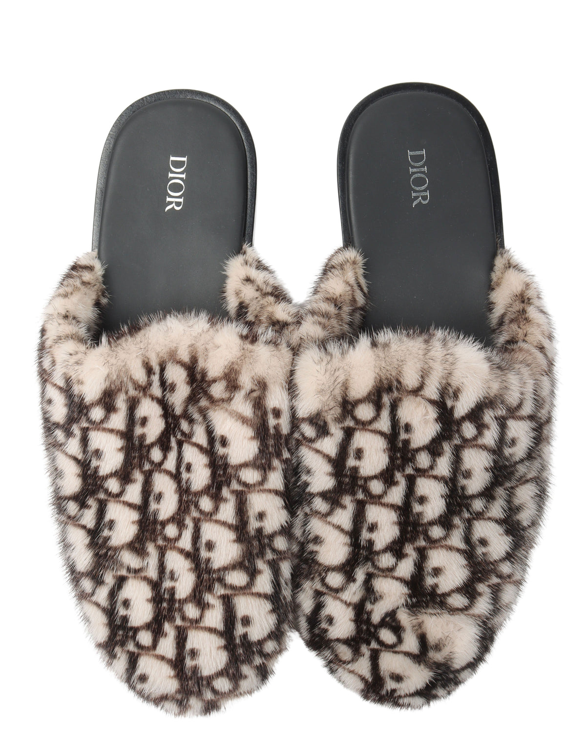Mink Monogram Sandals
