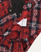 Children's Monogram Fleur Cross Patch Loose Ends Flannel Shirt