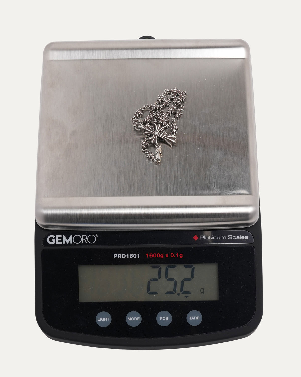 Tiny Fat Pendant with Tiny E Chain