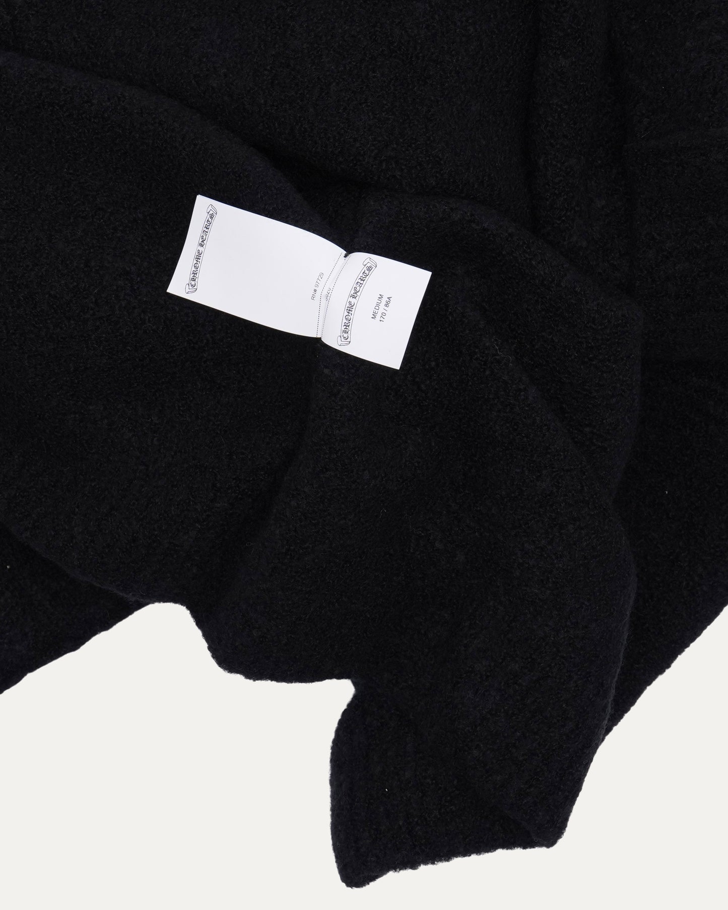 Pony Hair Cross Patch Cashmere-Silk Blend Sweater