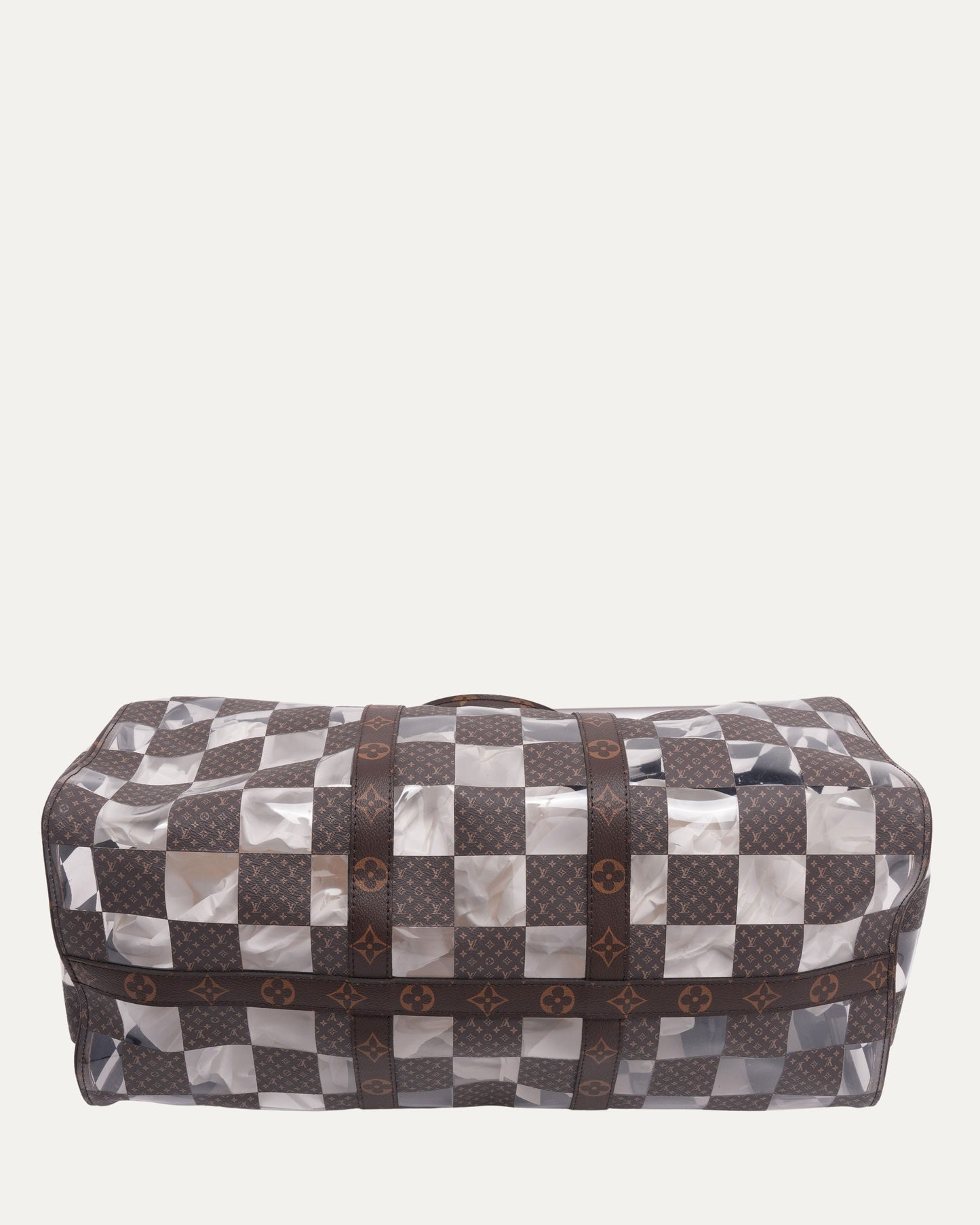 PVC Damier Monogram Keepall Bandouliere 50