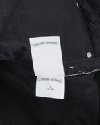 Raw Selvedge Cross Patch Fleur Knee Jeans