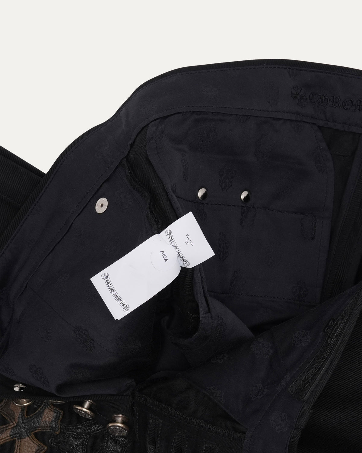 Cross Patch Chino Pants
