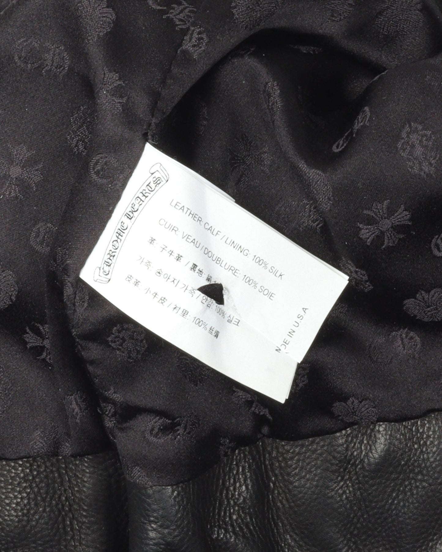 Cross Patch Leather SLUFF Jacket