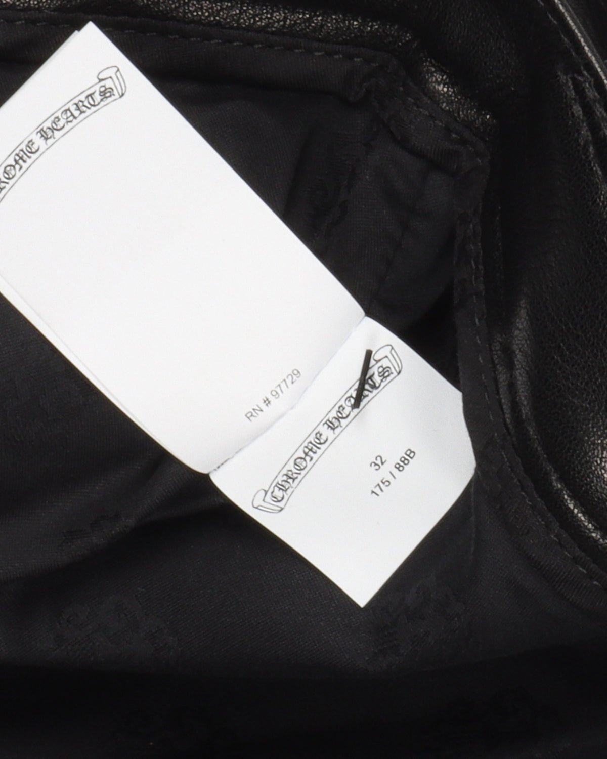 Leather Fleur Knee Carpenter Pants