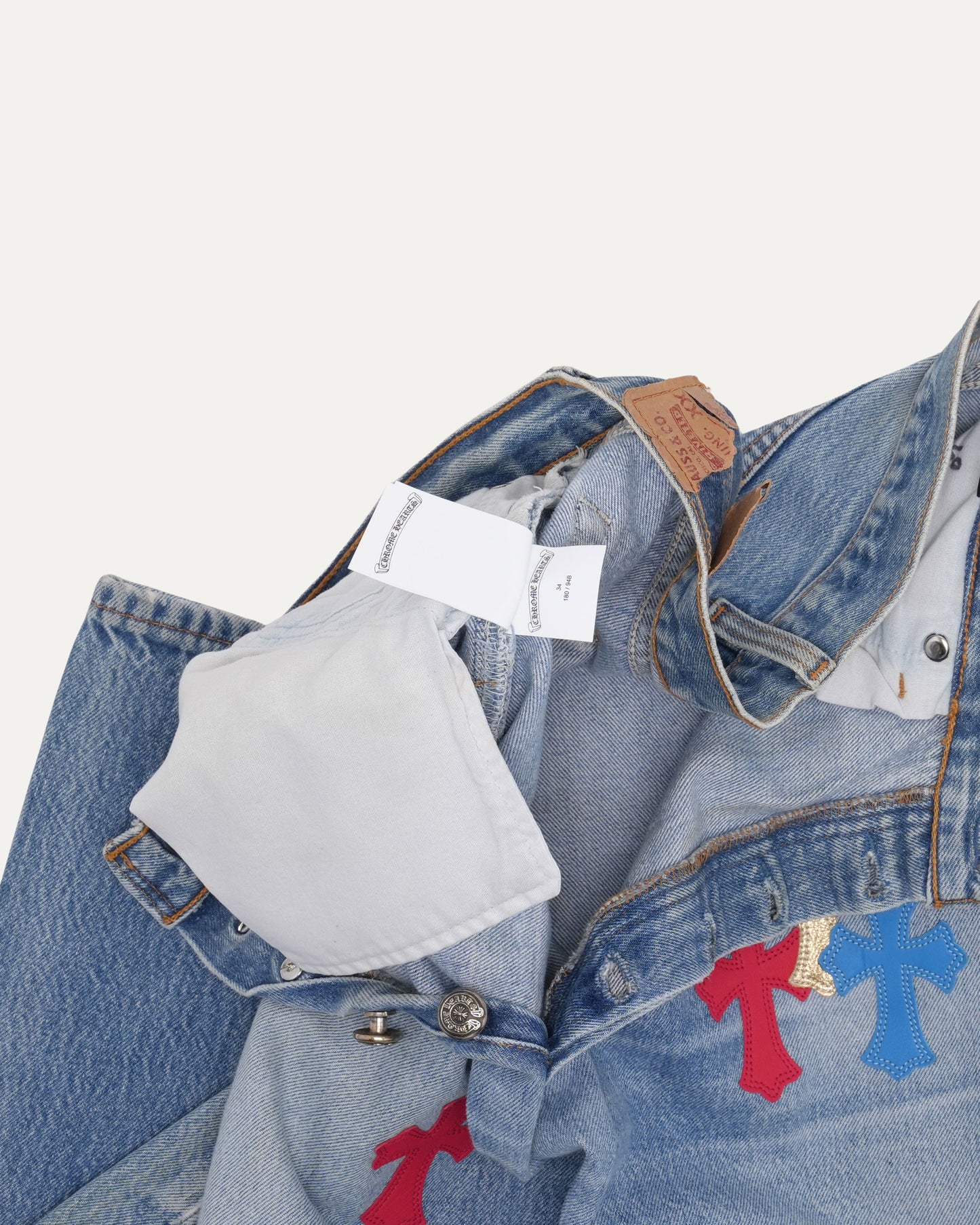 Levi's 501 Cross Patch Jeans