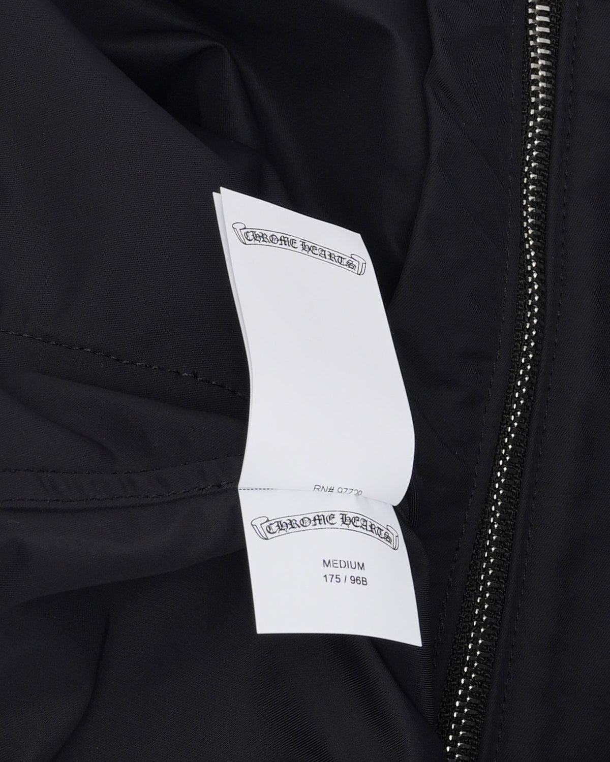 Nylon and Leather Sedated Zipper Shirt