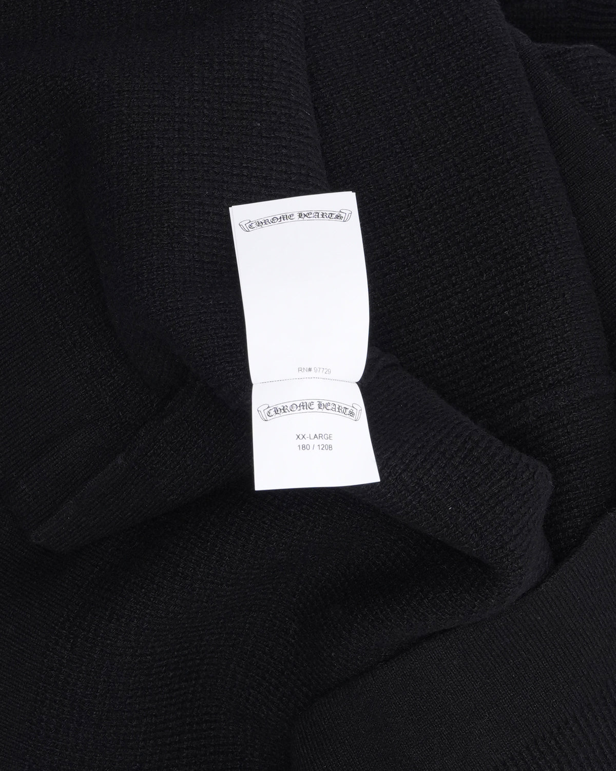 Cashmere Blend Vine Dagger Embroidered Crewneck Sweater