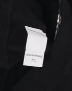 Plus Cross Patch Embroidered Vertical Logo Zip Up Hoodie