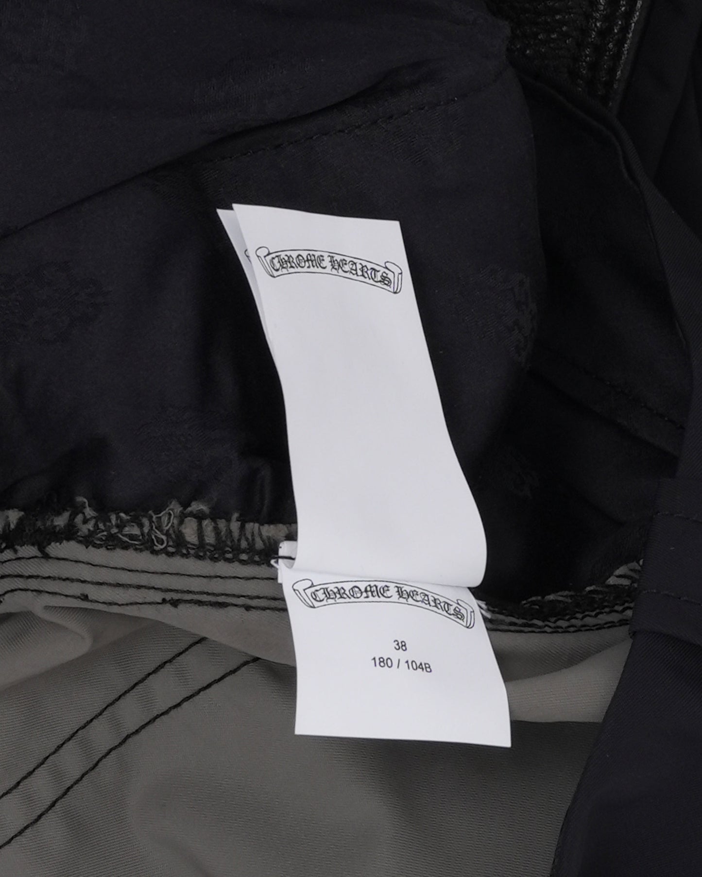 Nylon and Leather Double Knee Pants