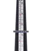 Silver & Blue Sapphire Band Ring
