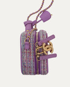 Tweed Filigree Vanity Case