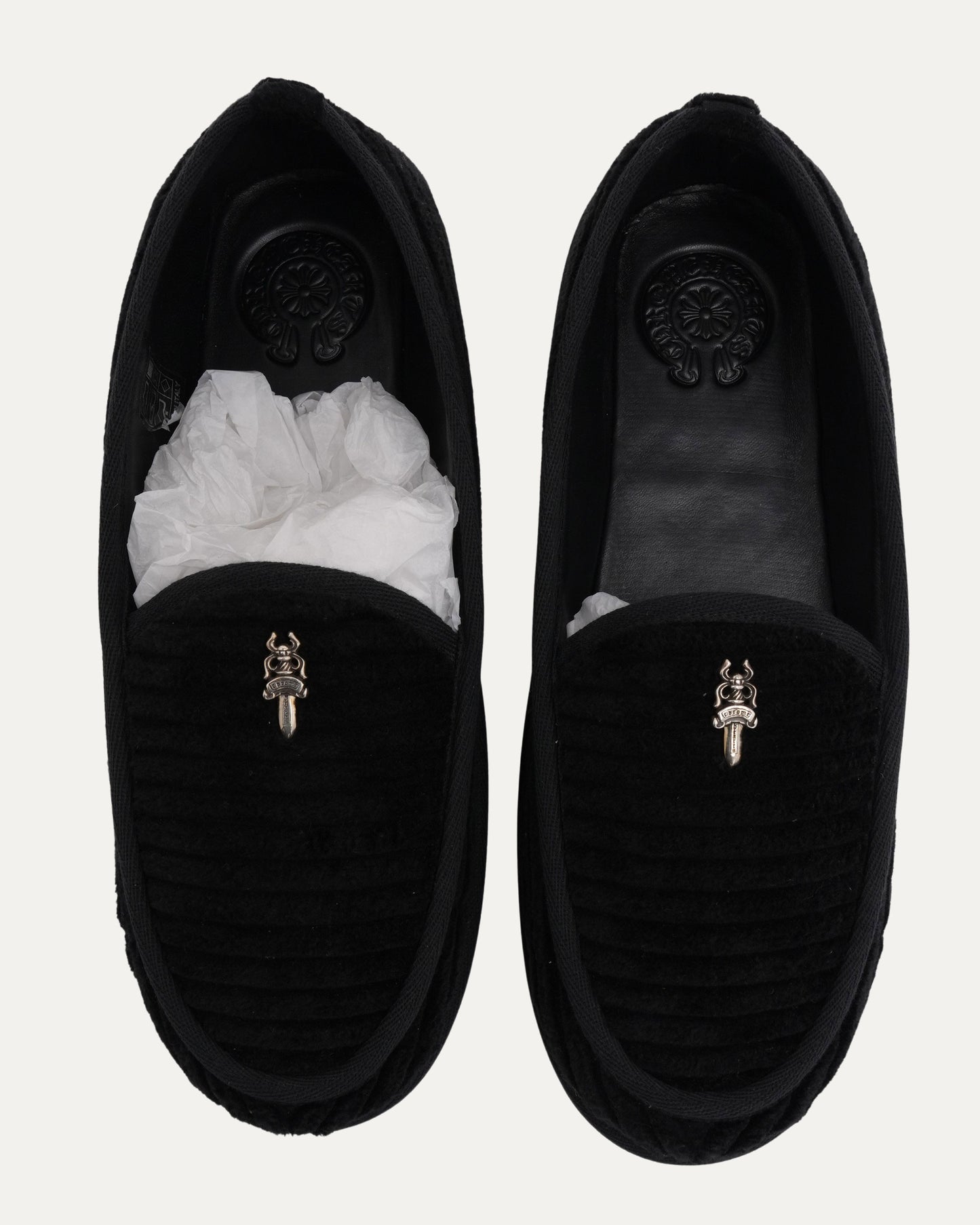Dagger Embellished Heavy Cord House Shoes