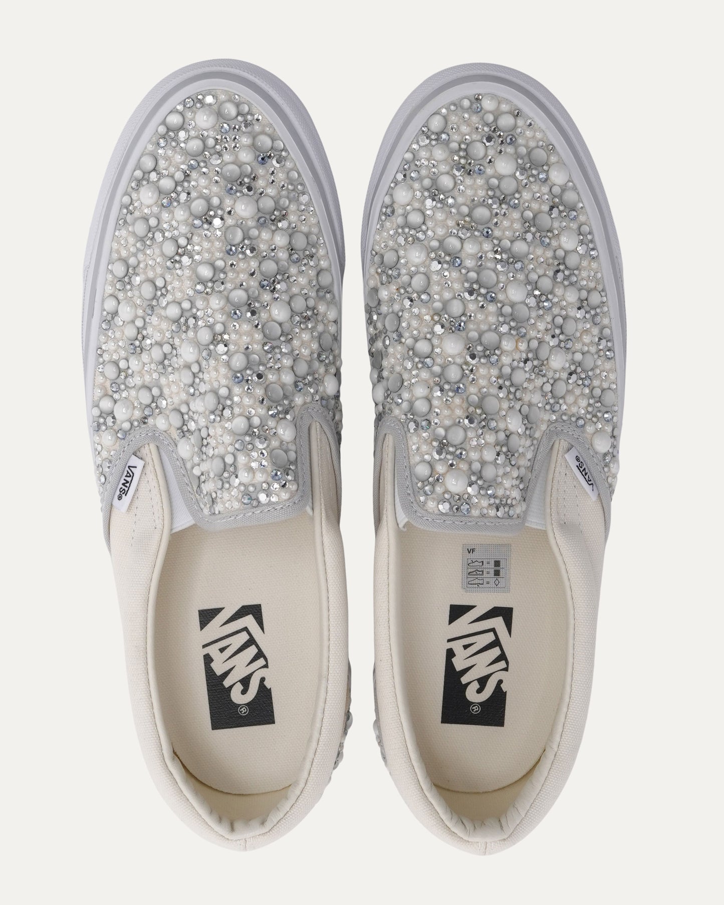 Embellished Vans Slip On Sneakers