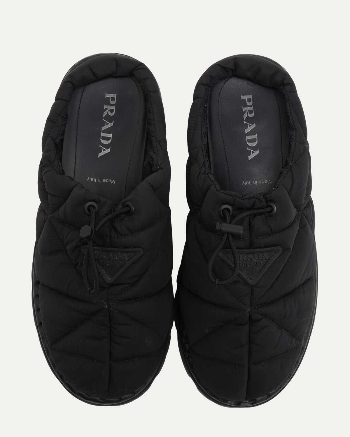Quilted Nylon Puffer Sandal