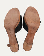 Clasp Heeled Sandal