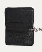 Cross Patch Bifold Wallet with Cuban Link Chain