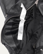 AW21 Chain-Embellished Leather Blouson Jacket