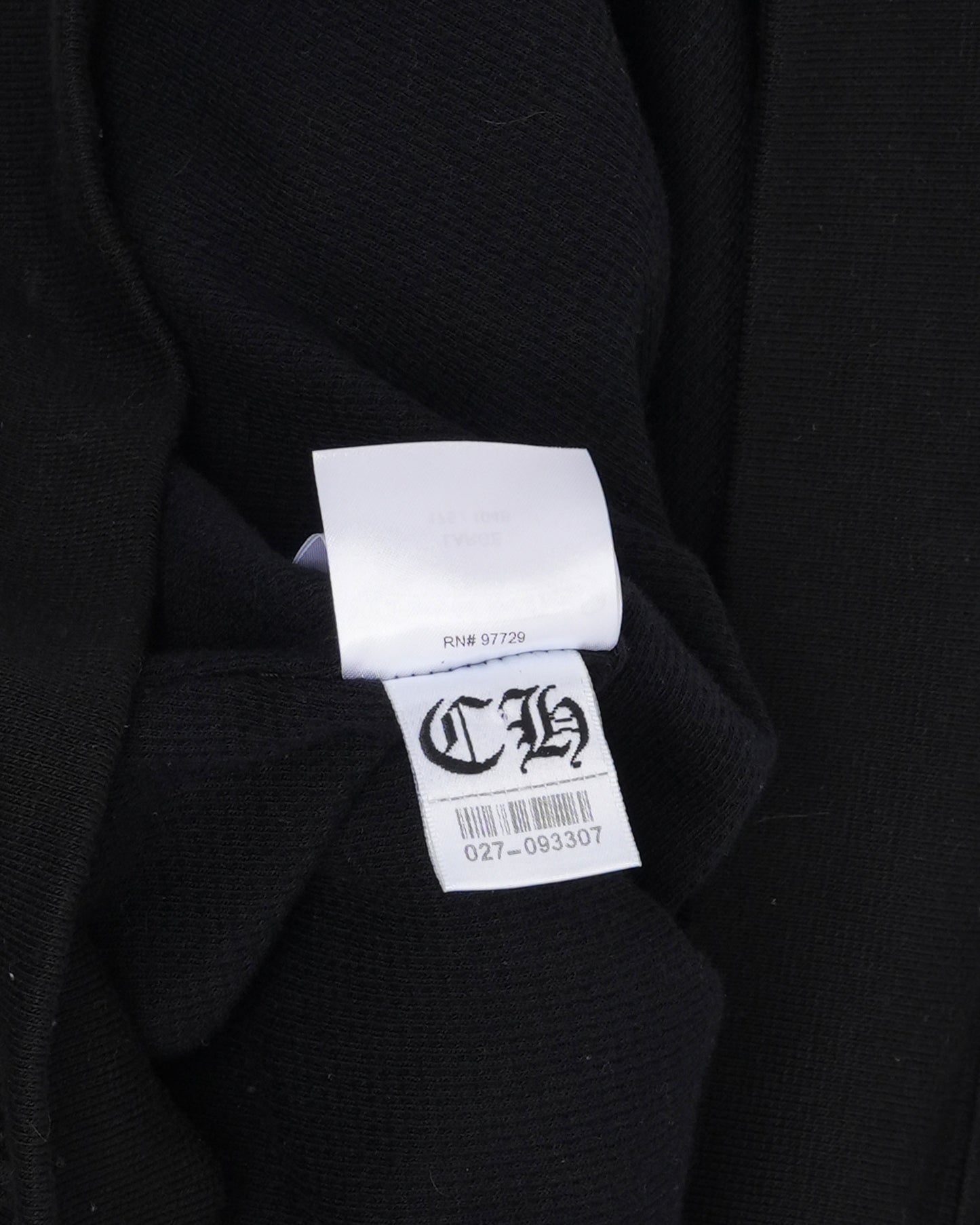 Thermal Lined Vertical Logo Zip Up Hoodie