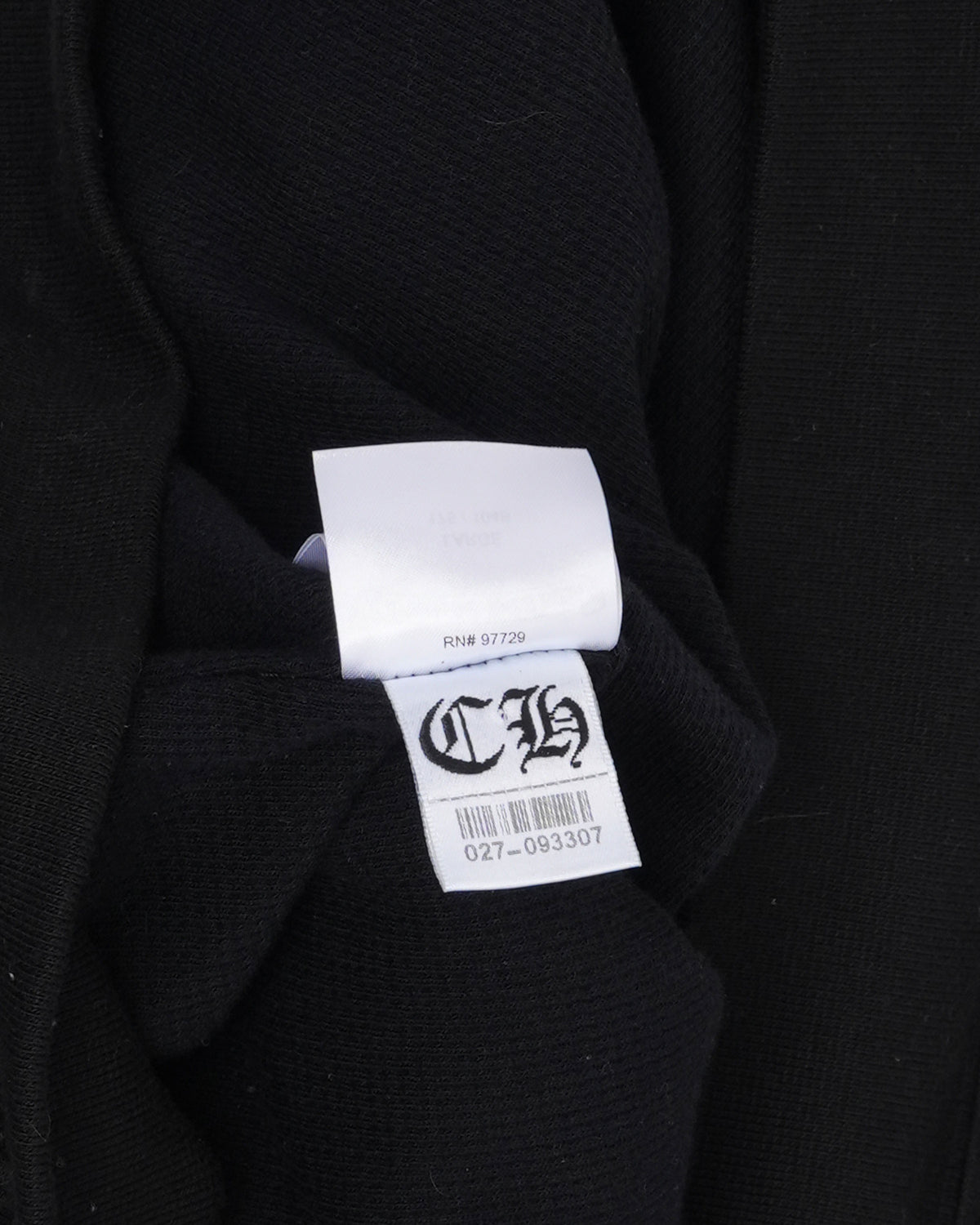 Thermal Lined Vertical Logo Zip Up Hoodie