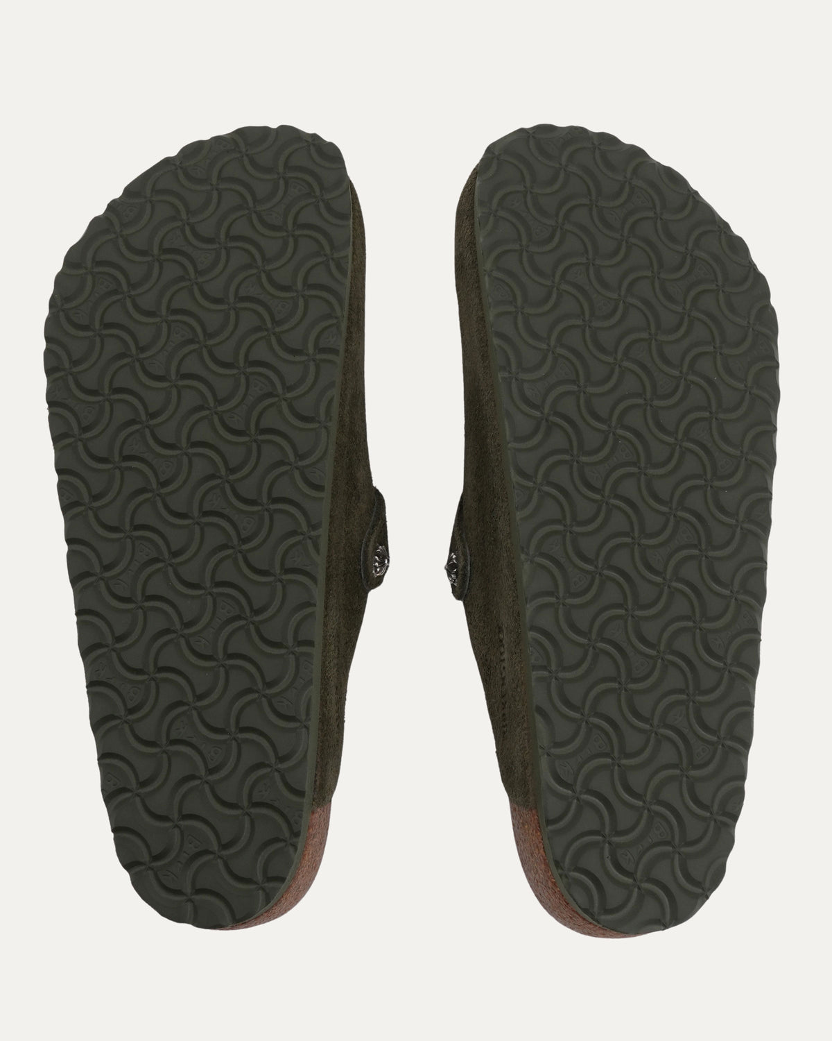 Dagger Embellished Birkenstock Boston Shearling Lined Suede Mule