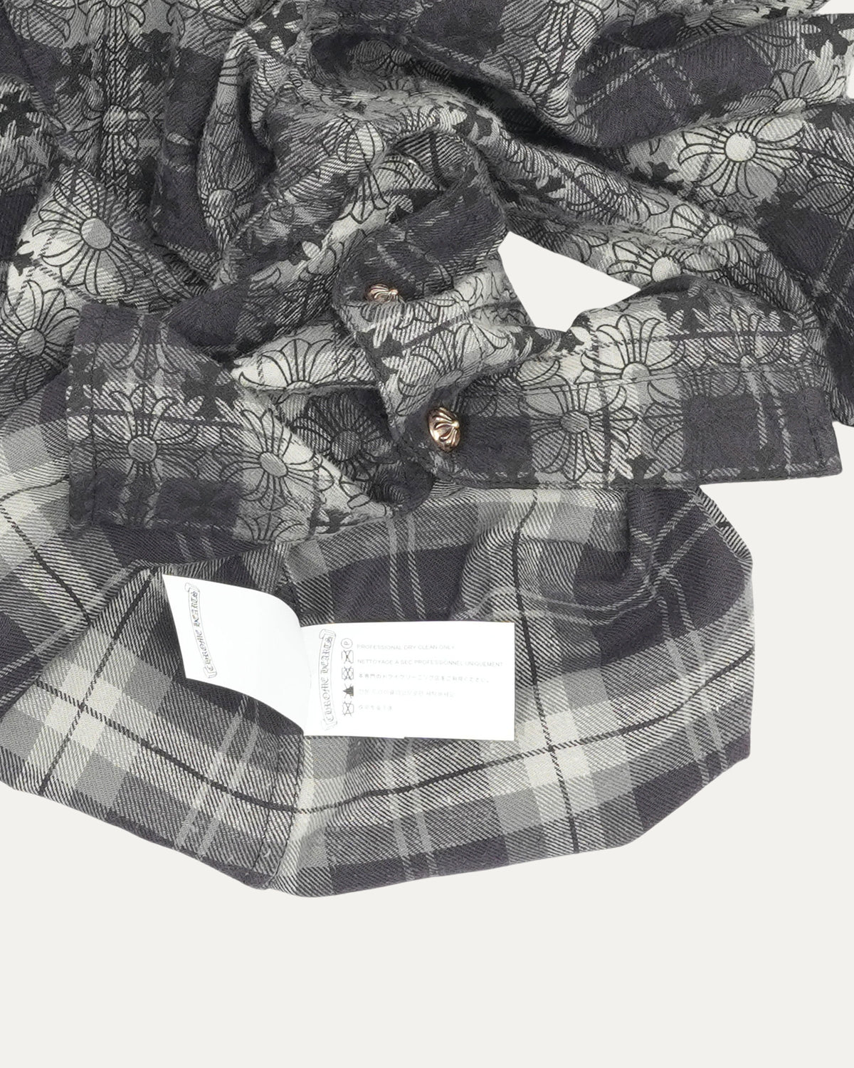 Cross Patch Monogram Flannel Shirt