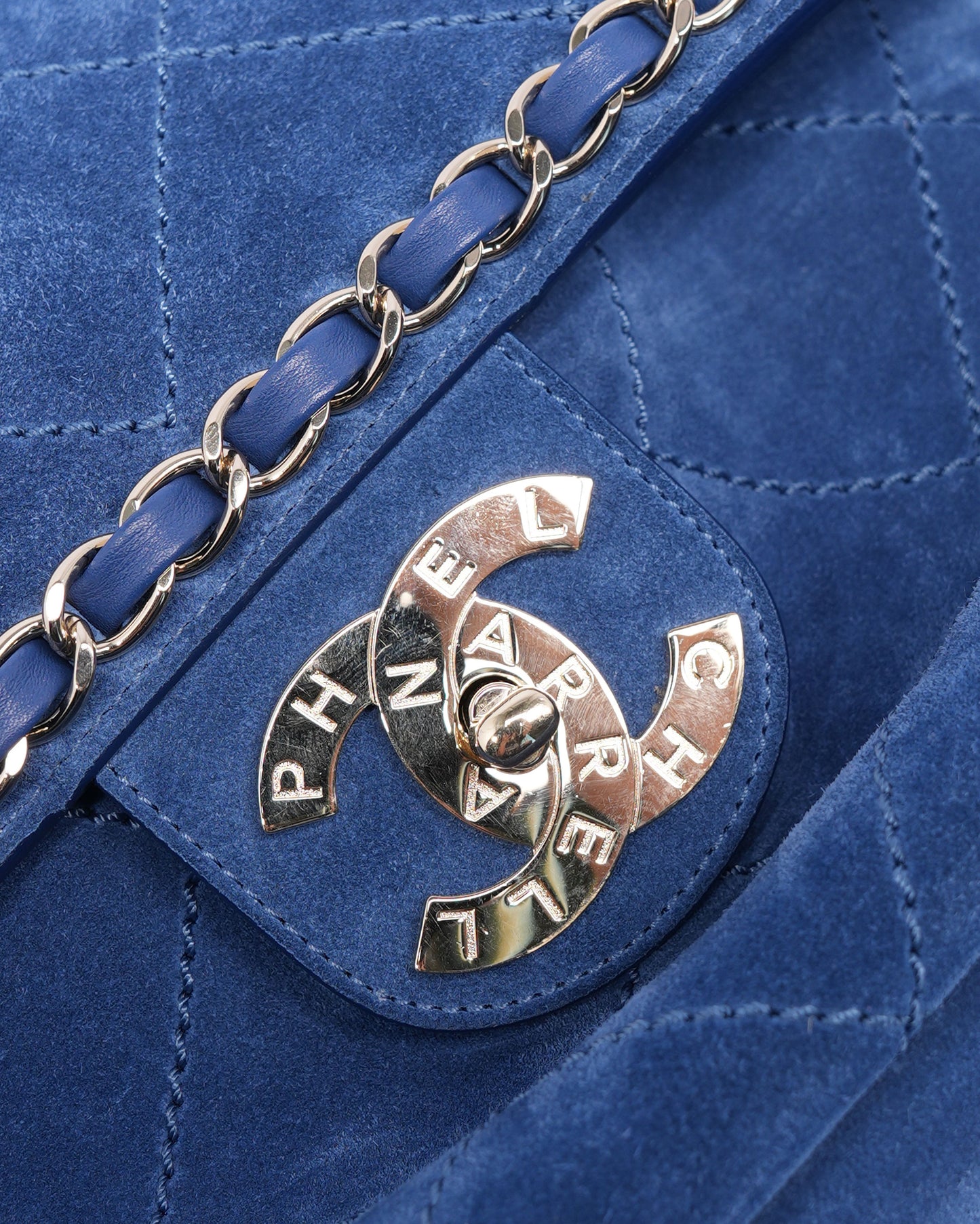 Pharrell Suede Lambskin XXL Flap Bag