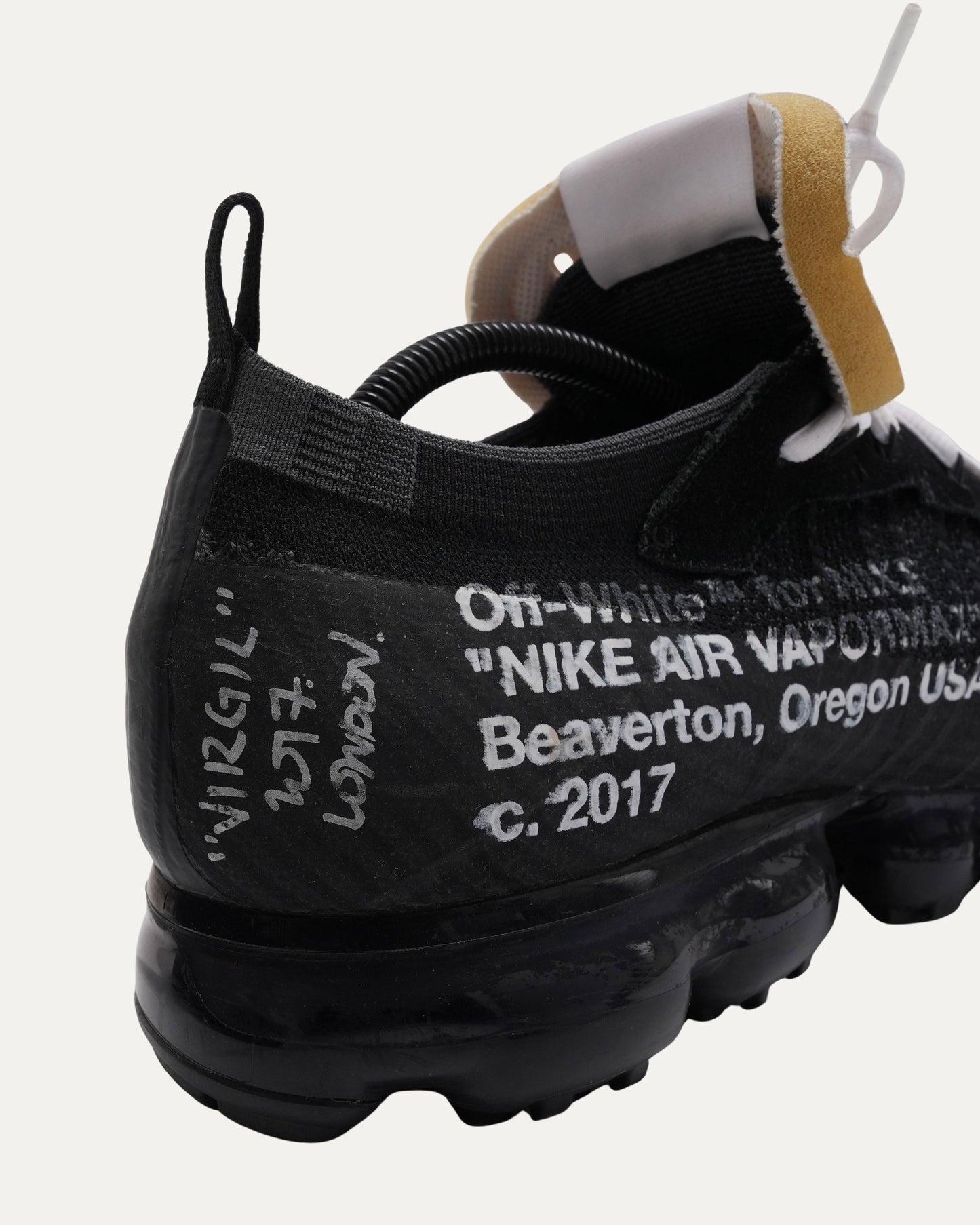 Virgil Singed Off-White Vapormax Sneakers
