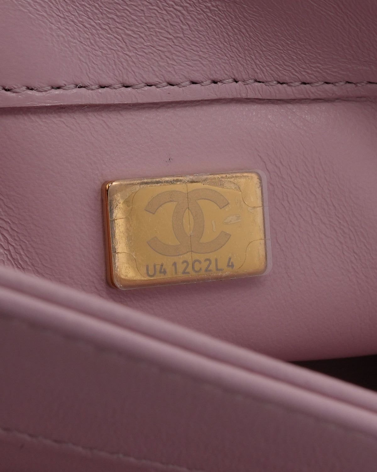 Small Quilted Color Match Flap Bag