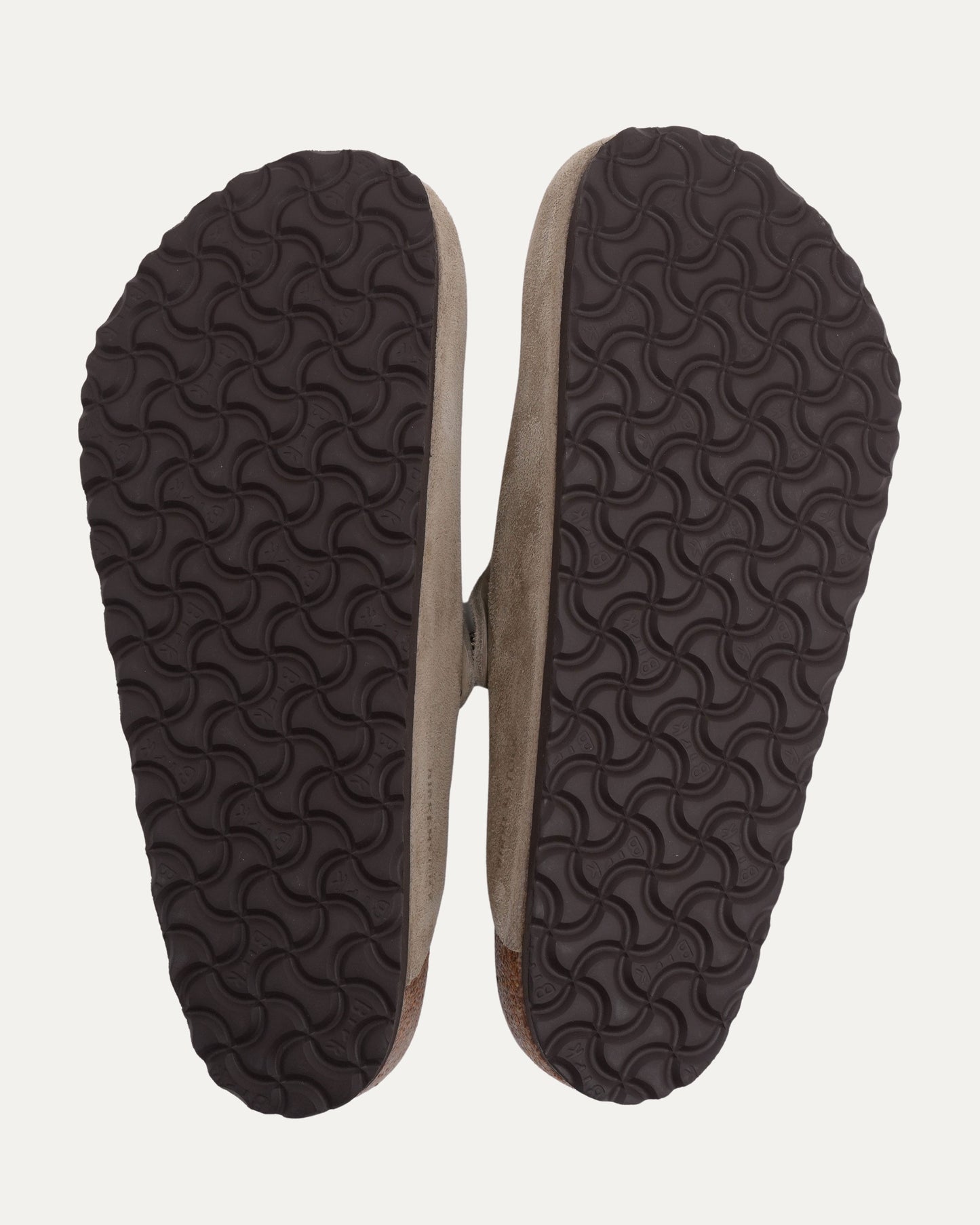 Cross Embellished Birkenstock Boston Suede Mule