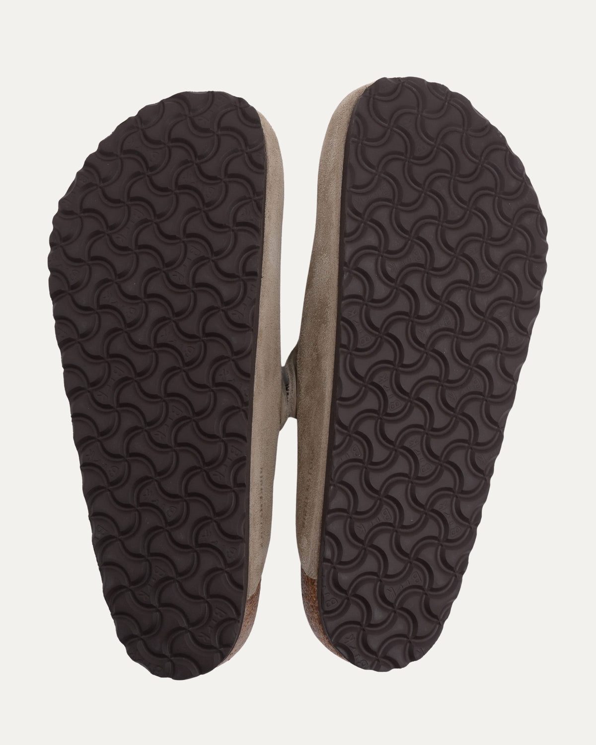 Cross Embellished Birkenstock Boston Suede Mule