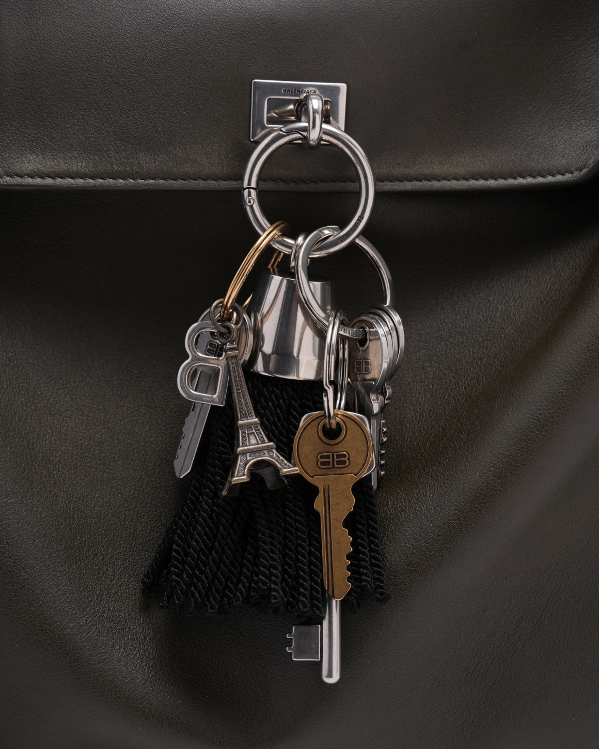 Large Used Effect Rodeo Bag with Charms