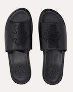 Cross Patch Leather Sandals