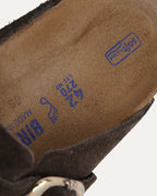 Dagger Embellished Birkenstock Boston Suede Mule