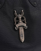 Large Dagger Embellished Duffle Bag