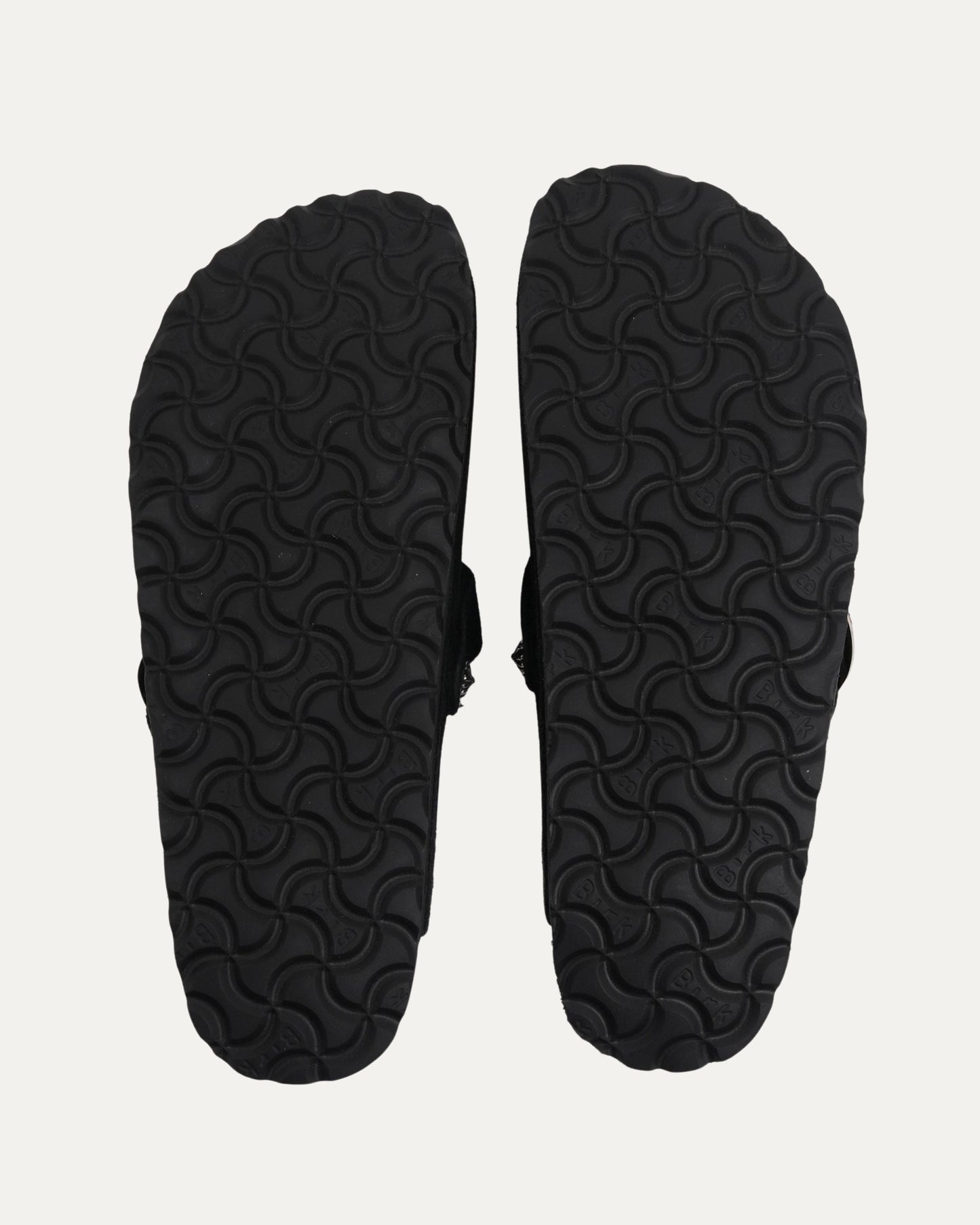 Cross Embellished Birkenstock Boston Suede Mule