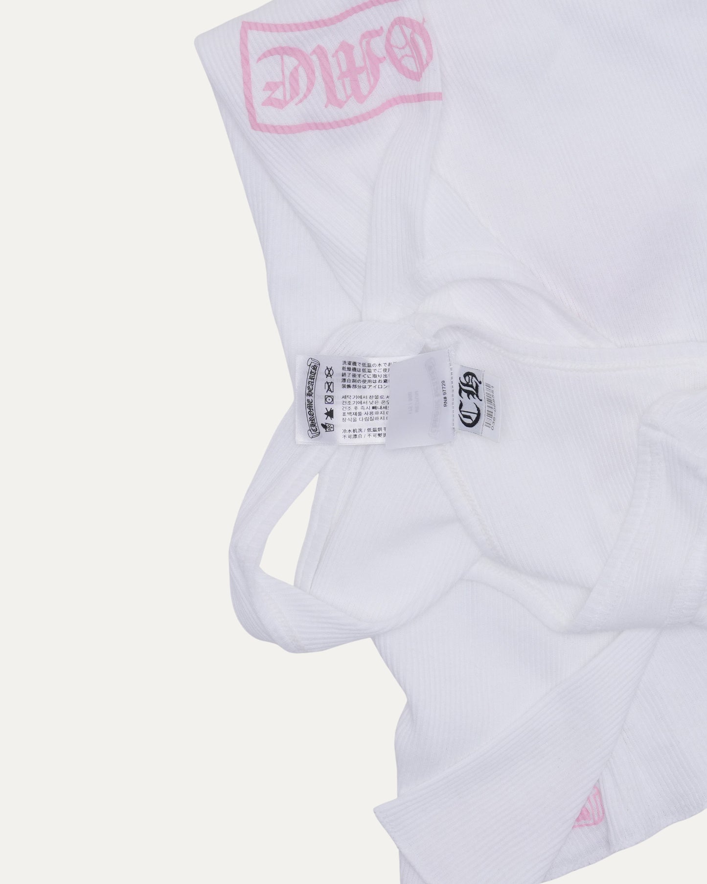 T-Bar Logo Ribbed Tank Top