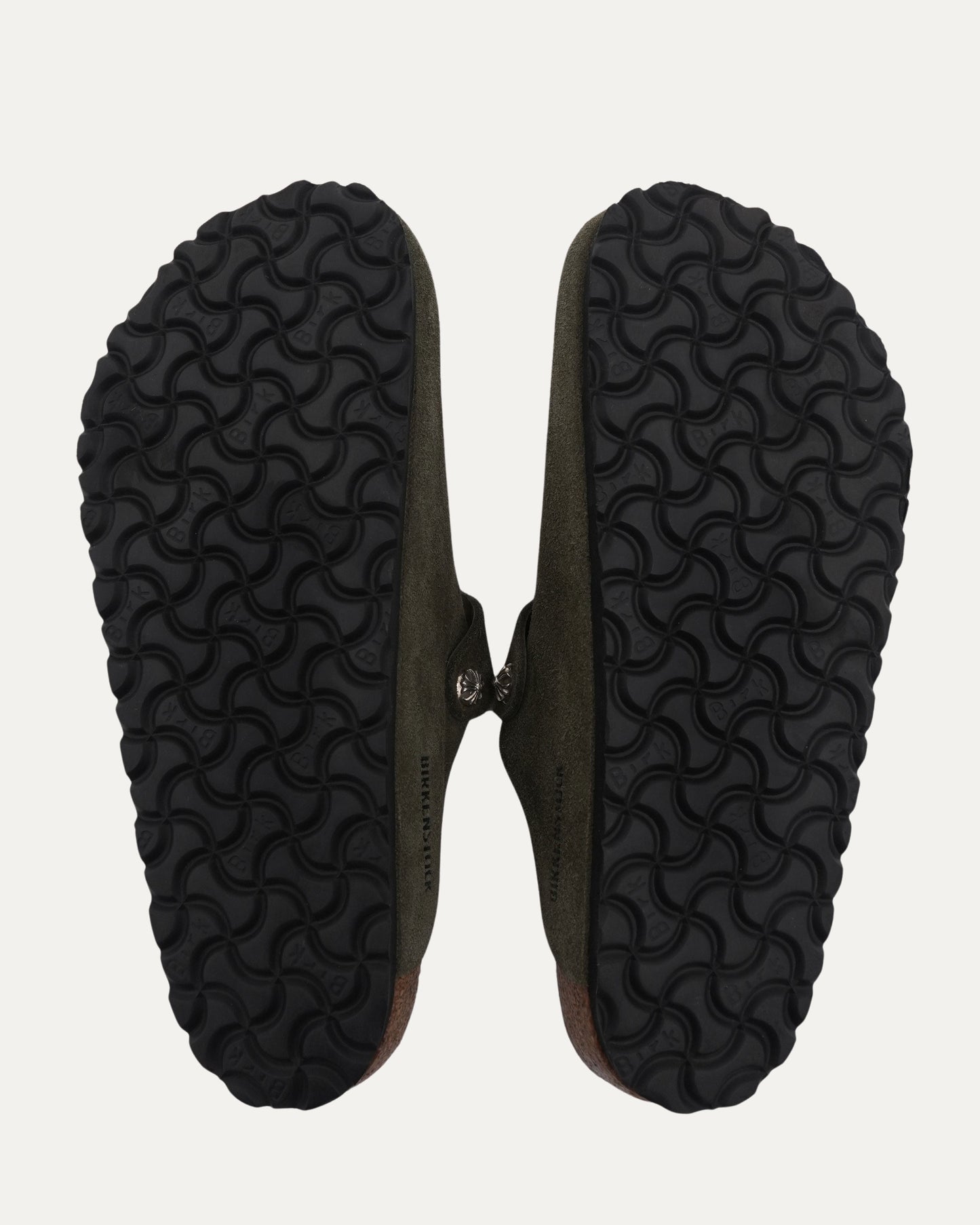 Dagger Embellished Birkenstock Boston Suede Mule
