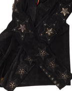 Hermes Scarf Lined Suede Blazer