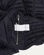 Cross Patch Nylon Insulated Shirt Jacket