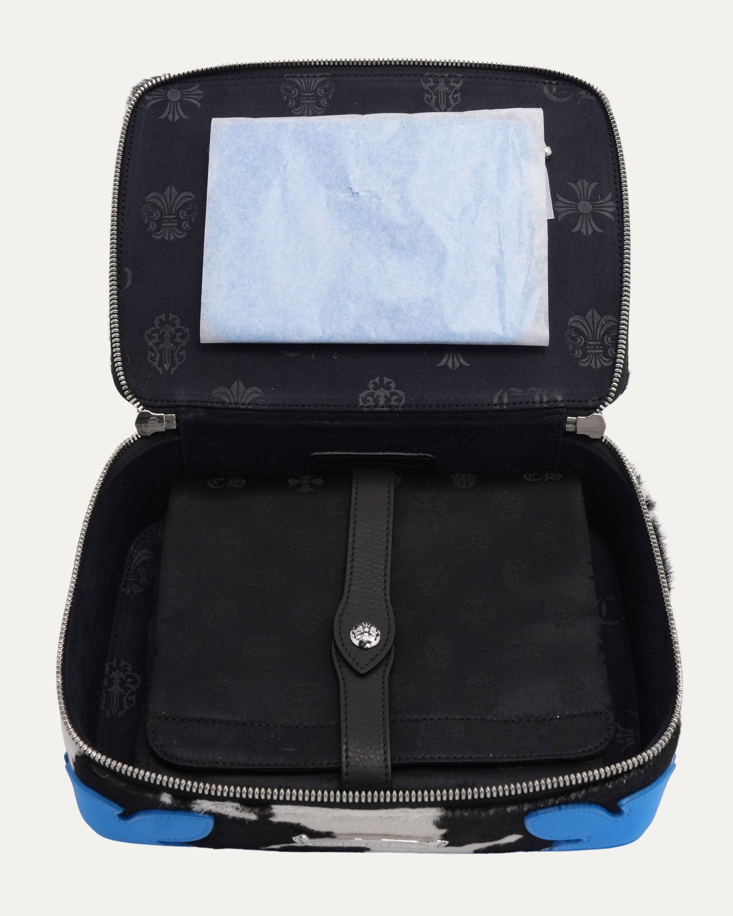 Leather & Pony Hair Jewelry Case